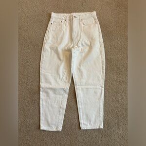 H&M Off-White Mom Jean